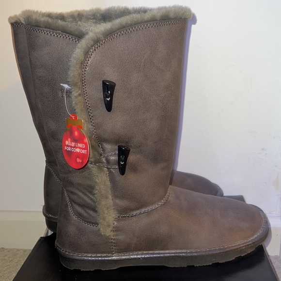 NEVER WORN BRAND NEW SONOMA TALL FURRY GRAY BOOT UGG TYPE!! - Picture 5 of 7